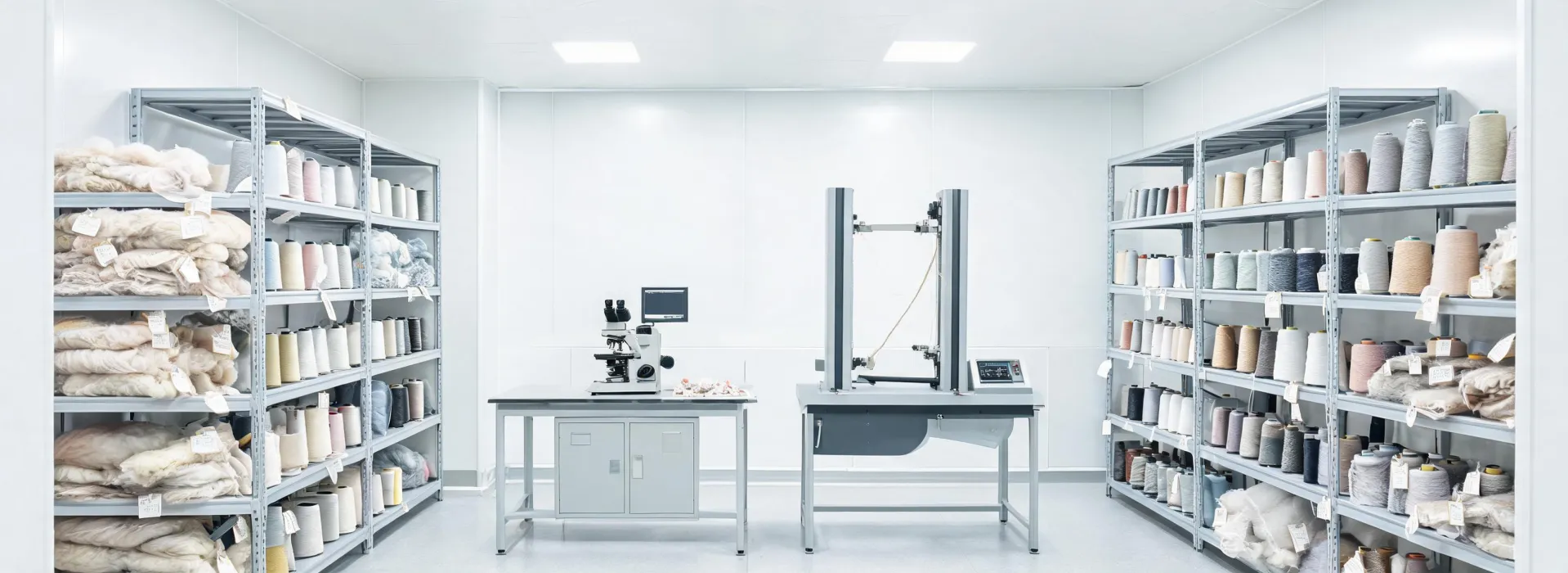 Fiber and yarn specification laboratory